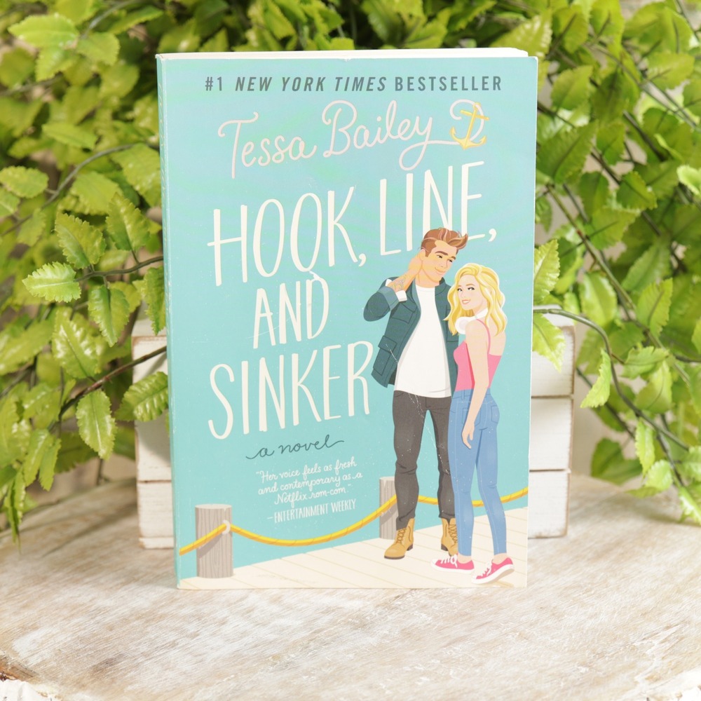 Hook Line and Sinker by Tessa Bailey Paperback Romance Novel 9780063045699